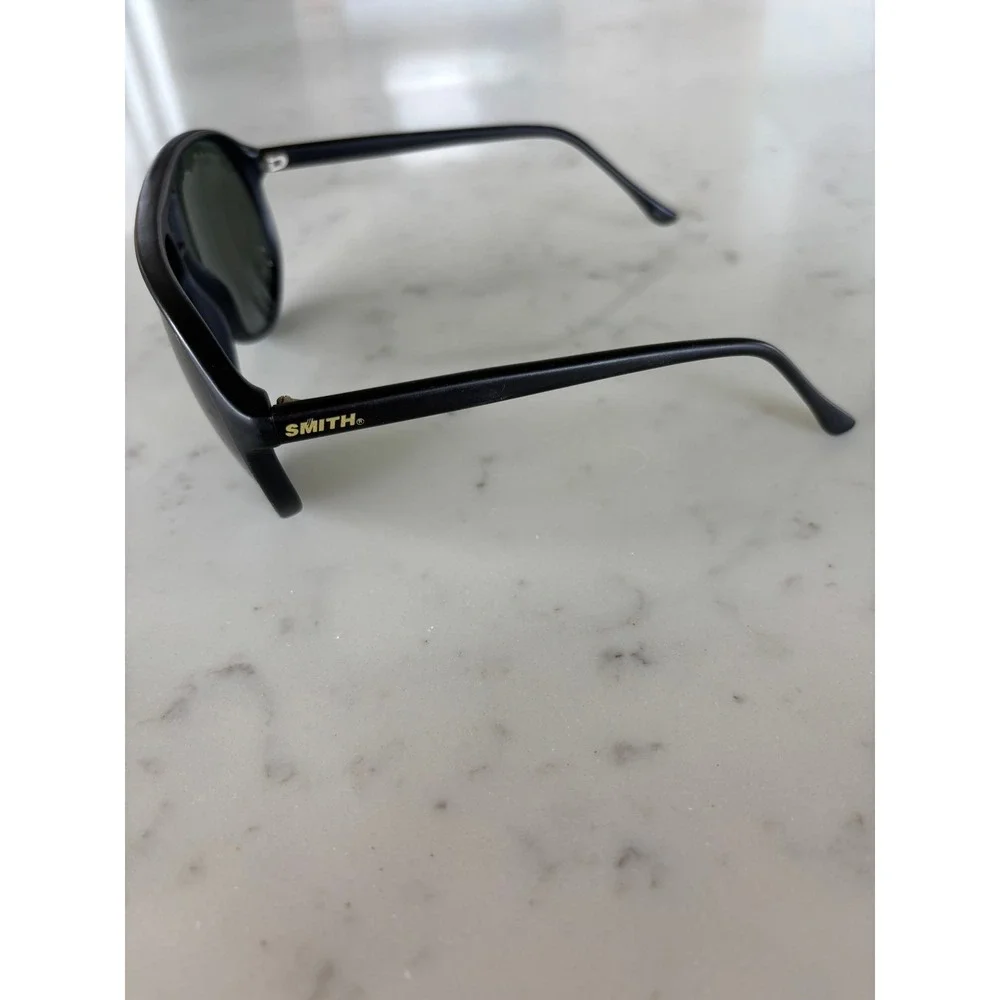 Smith Mt Whitney L Sunglasses Vintage Black Aviator‎ Sunglasses